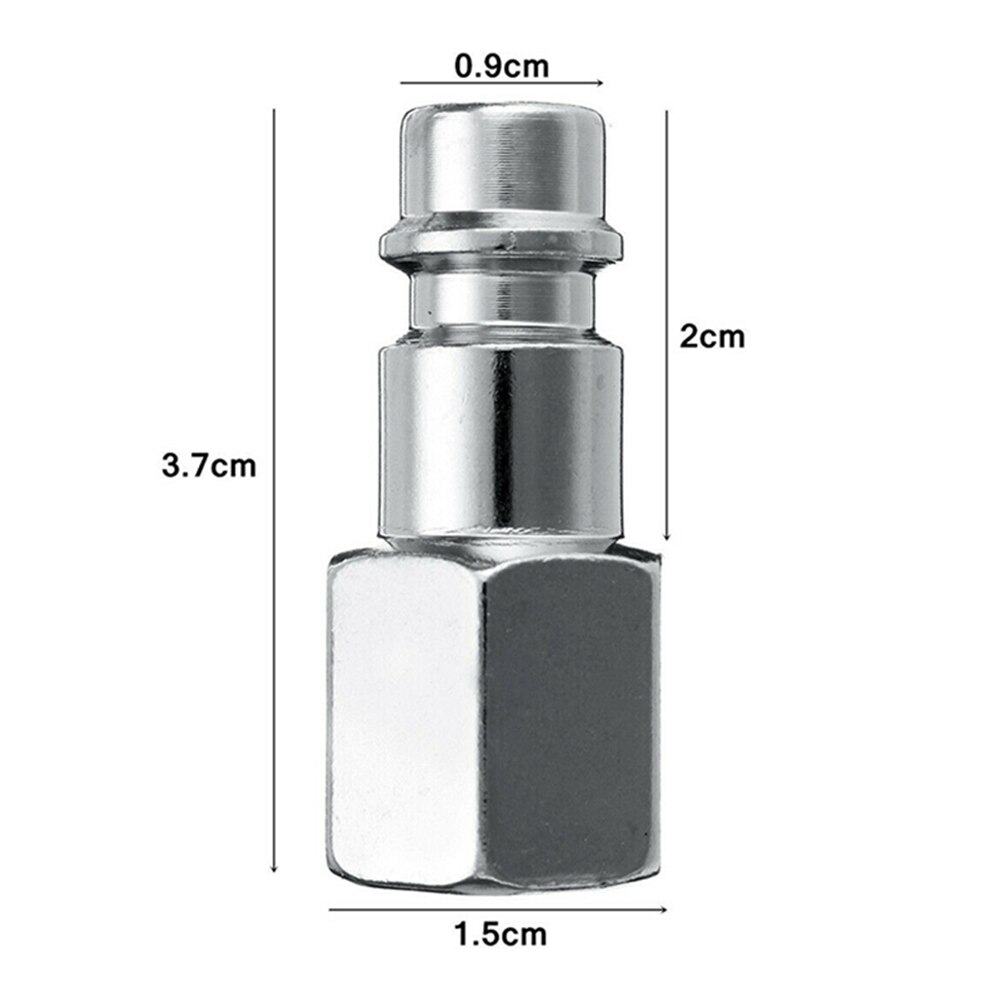 10PCS Male Thread Fitting With Male Thread Euro Compressor Air Line Coupler Connector Fitting 1/4 BSP Connect Release UK Style