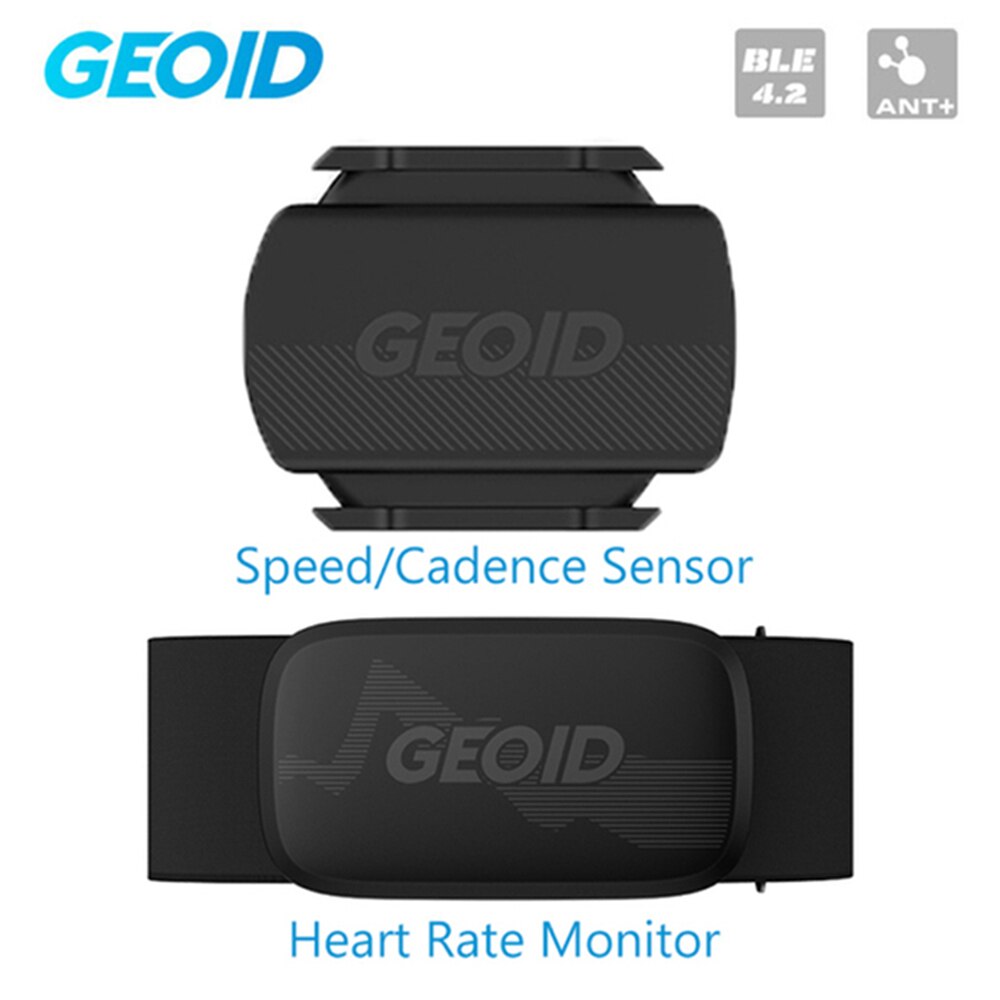 GEOID Bike Speed Cadence Sensor Heart Rate Monitor Cycling Bicycle Computer Speedometer for Strava Garmin iGPSPORT Bryton: CS600 HS500