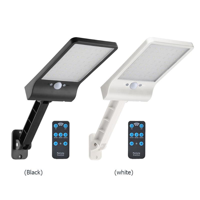 56 LED Remote Control Solar Light LED Outdoor Waterproof Solar Wall Light Garden Street Lamp Garden Decoration