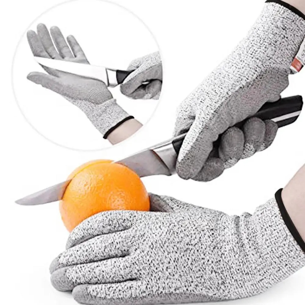 1 paar Ebene 5 Schneiden Prävention Kochen Handschuhe Hitzebeständige Schweißen Handschuhe Hohe Temperatur Küche Grill Handschuh Verhindern