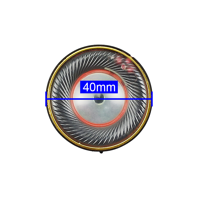 40 mm Kopfhörer-Lautsprechereinheit, Ersatzlautsprecher zum Selbermachen für Solo 3, 2 Stück