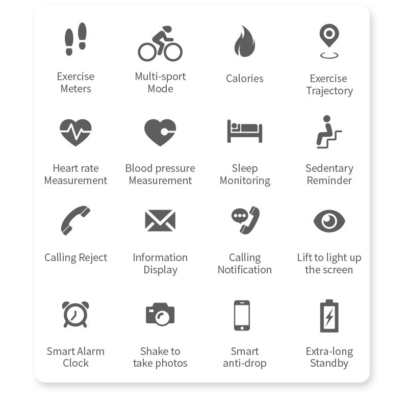 IP68 Waterproof Smart Watch Swimming Men Women Wristwatch Heart Rate Blood Pressure Monitor Bracelet Sports Wristband PK X12