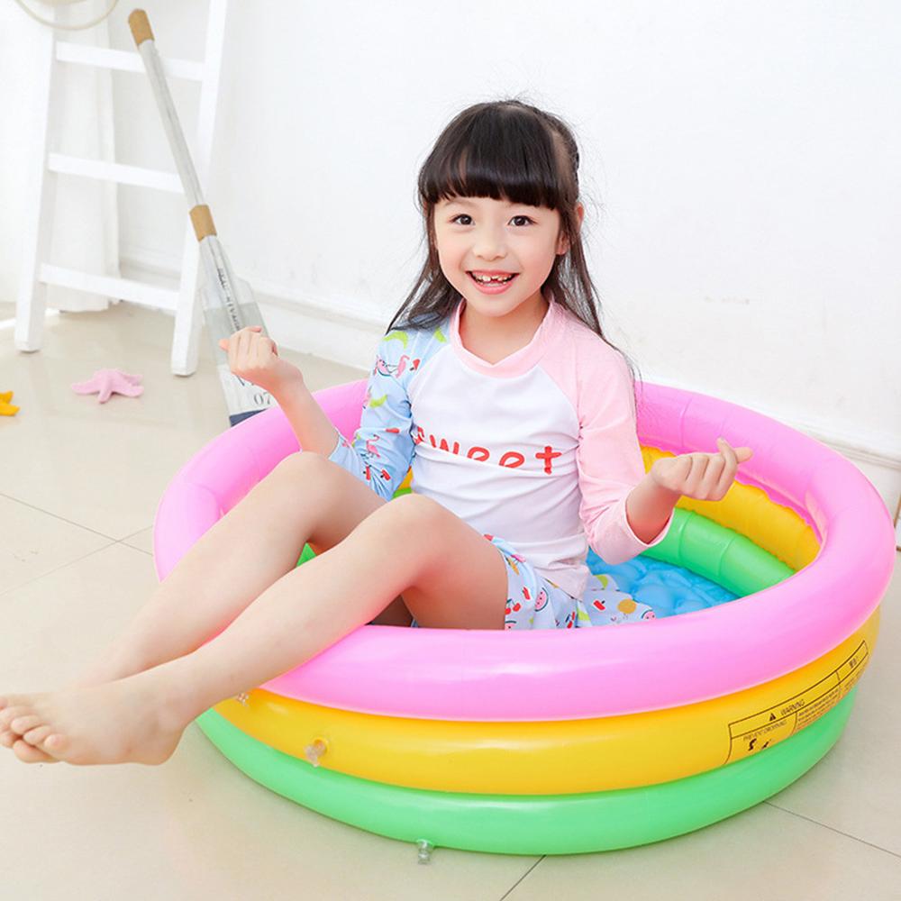 86X25CM Family inflatable pool above ground swimming pool kid adult children blue garden outdoor play pool CD