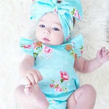 2 teile/satz Neugeborenen Baby Kleidung Ärmellose Mädchen Jungen Kleidung Casual Baumwolle Baby Strampler Mit Stirnband de bebe kostüme