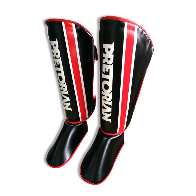 Brand Brazil MMA PRETORIAN Shin Guards Training Muay Thai Sanda Kick Boxing Leggings Pretorian Taekwondo Shin Pads Ankle Guard