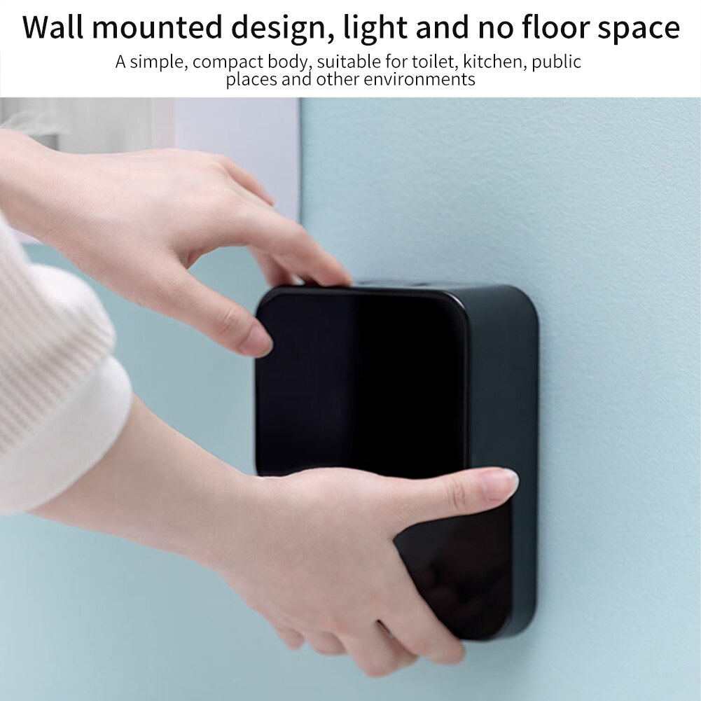 Hand Wash IR Sensor Wall Mounted Handsfree Bathroom Kitchen Touchless Automatic 280ml Rechargeable Soap Dispenser Sensitive