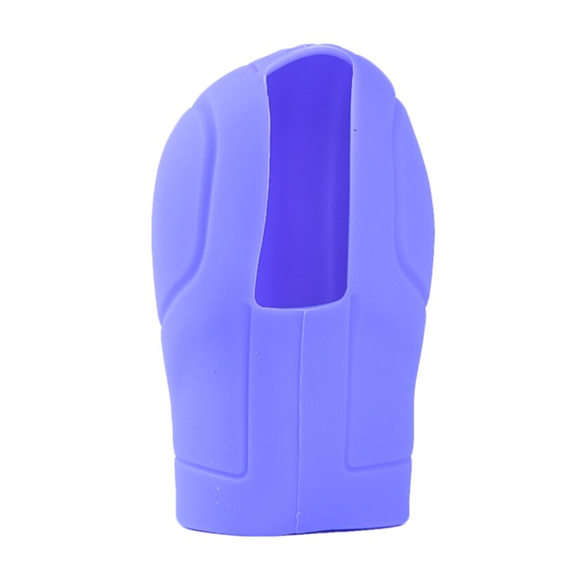 Siliconen pookknop pookhoes auto-interieuraccessoires versnellingspookhoes versnellingspookringen: Paars