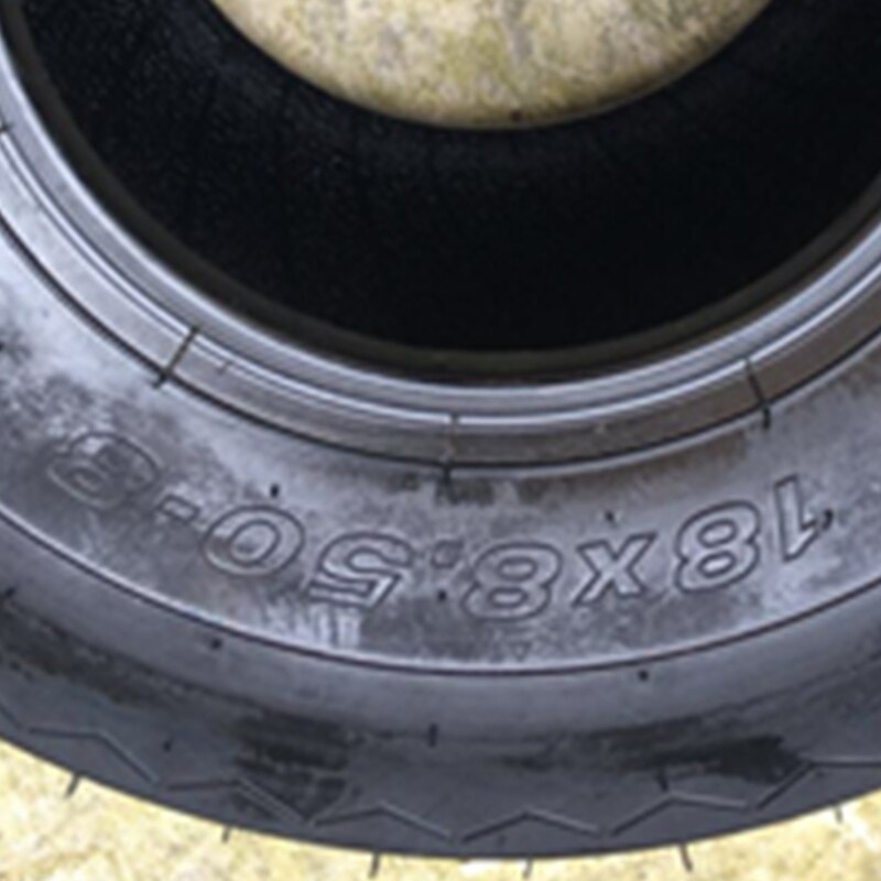 JayCreer 1PCS 18x8.50-8" Golf Cart Solid Tires,Also For Lawn & Garden Tire