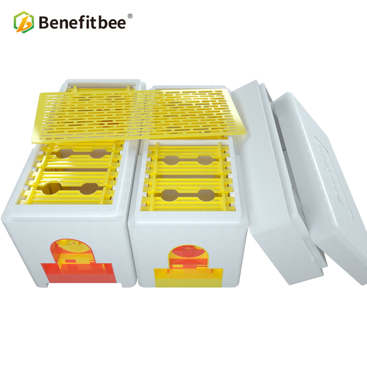 Brand Multi-Functional Queen Bee Hive Plastic Foam Material Double Box Queen Rearing Beehive Beekeeping Tool Bee Nest