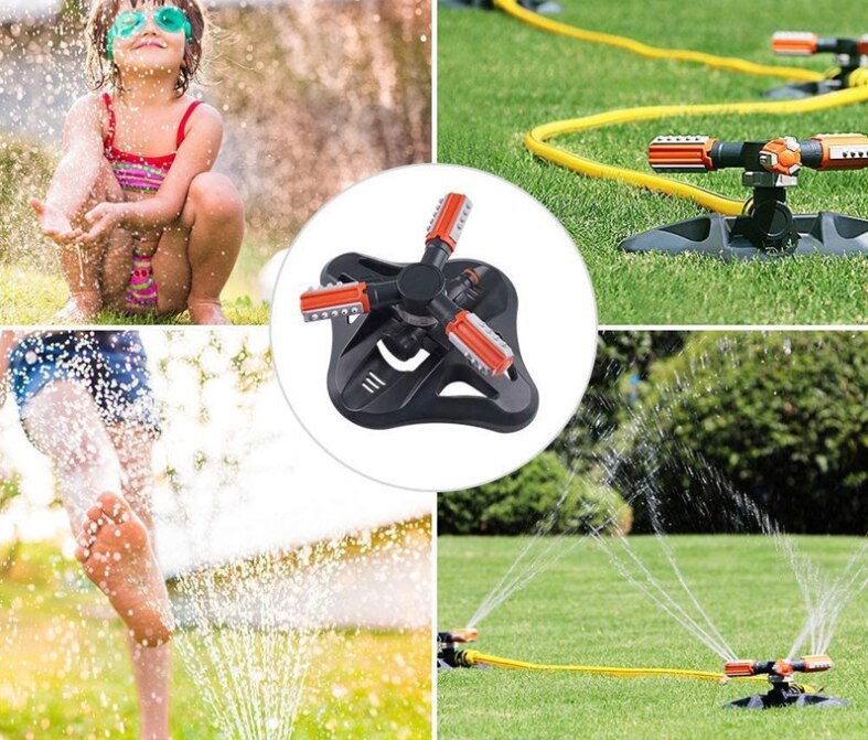 Heimat garten rasen Sprinkler kunststoff tasche neue draussen automatische spritzen drei-Zinke Sprinkler bewässerung gerät