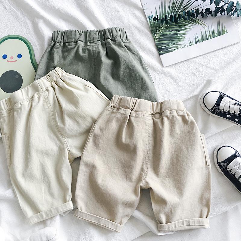 VIDMID – pantalon court ample en coton pour bébé, vêtements pour garçons, été , P5227