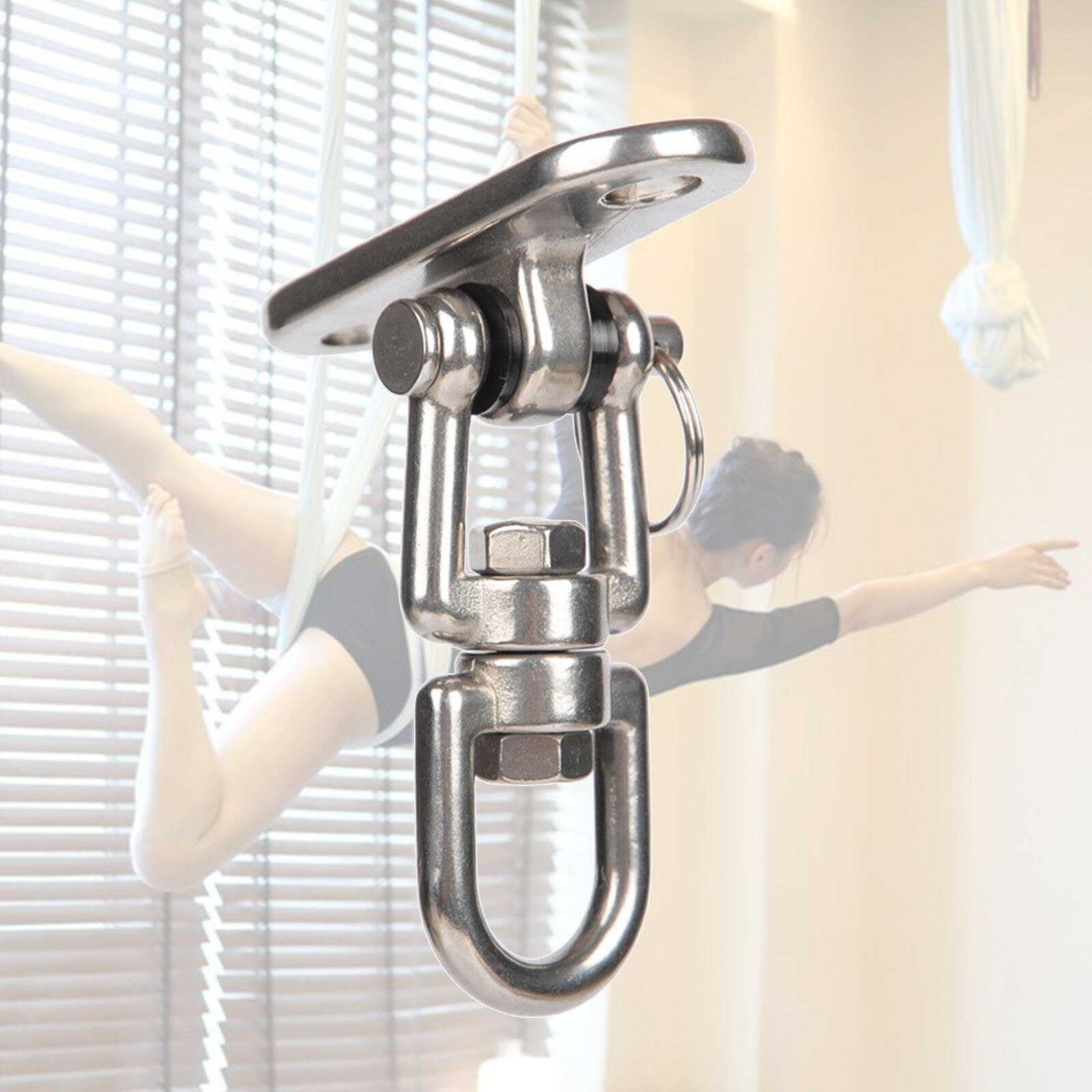 Swing Safety Snap Buckle Aerial Yoga Hanging Hook Hanger Gym Sandbag Boxing Bag Ceiling Hooks Mounting: Style 4