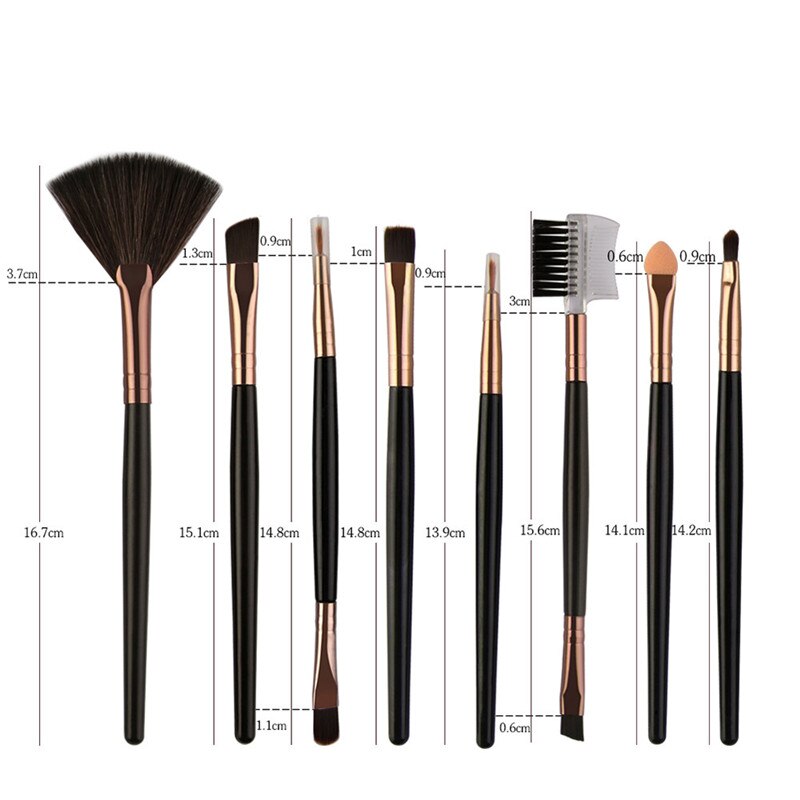 25 Stuks Make-Up Kwasten Kit Set Professionele Blusher Oogschaduw Foundation Cosmetische Penselen Make Up Tool Kit Brochas Maquillaje