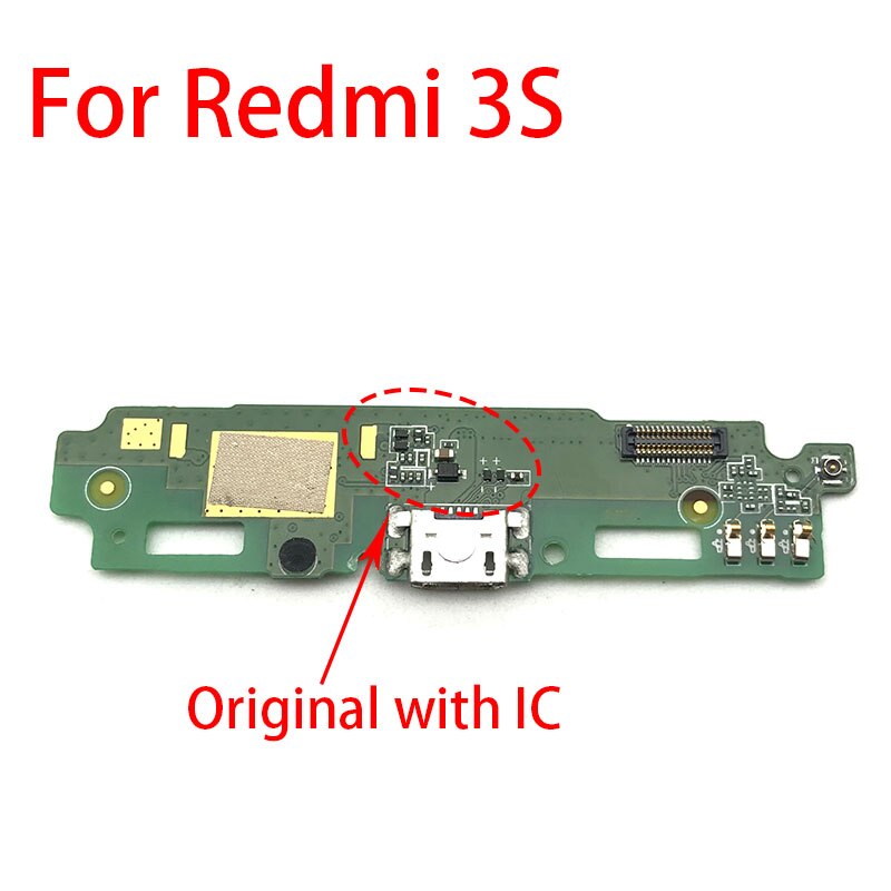 Redmi 4X Usb Opladen Dock Plug Socket Port Connector Voor Xiaomi Redmi 4X 4 4A 3S , 100%: Redmi 3S- Original