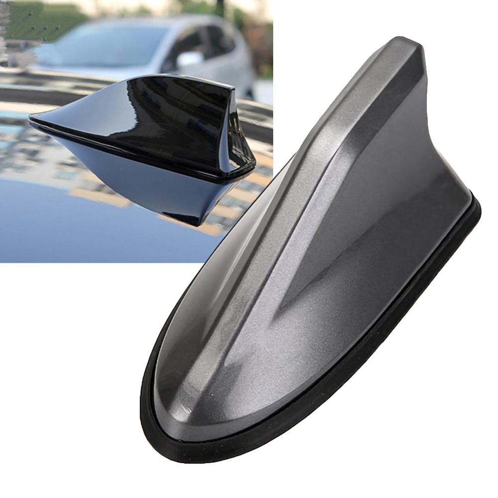 Sales Universal Car Styling Roof Tail Fin Shark Antenna Signal Radio Conversion for Jeep Renegade Cherokee Wrangler: Grey