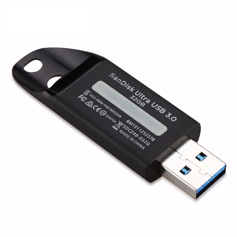 SanDisk Ultra USB 3.0 Flash Drive 16GB/32GB/64GB/128GB/256GB/512GB Pen Drive Read speed up to 130MB/s CZ48 Flash Disk USB3.0
