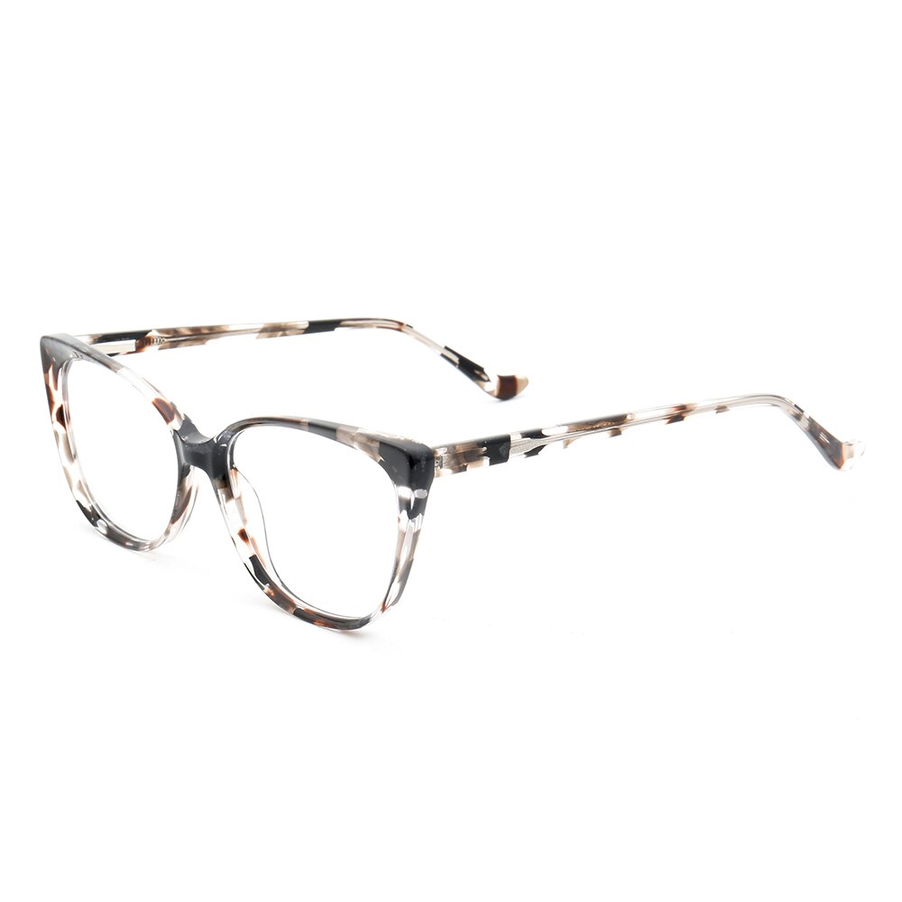 Women Cat Eye Eyeglass Frames for Women Optical Glass Frames Retro Pink Tortoise Prescription Eyewear Female Spectacles