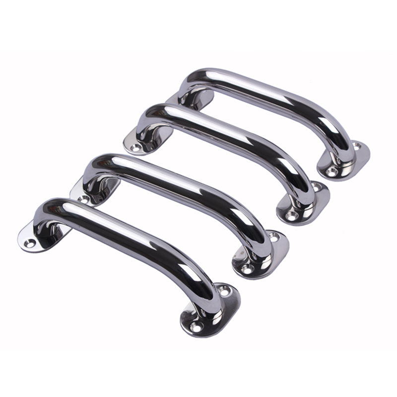 4 Pieces Stainless steel 9'' Boat Polished Boat Marine Grab Handle Handrail boat accessories marine