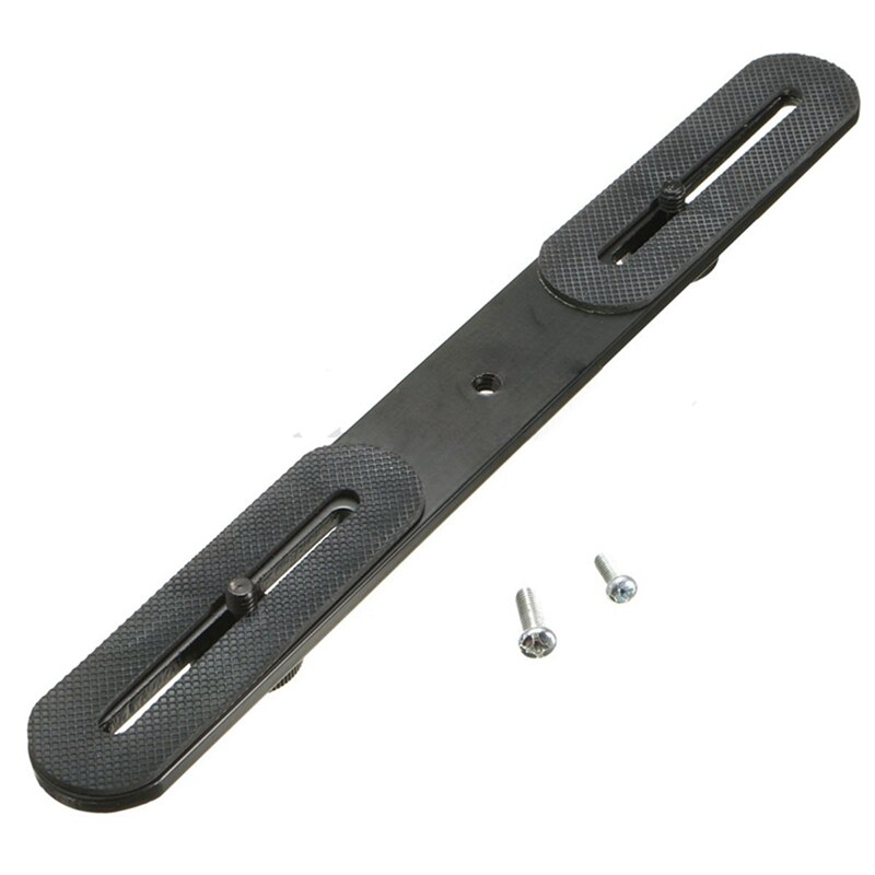 1 stück doppelblitzschuhhalterung & 2 stück 1/4 -20 zoll-stativschrauben für blitzschuhhalterung