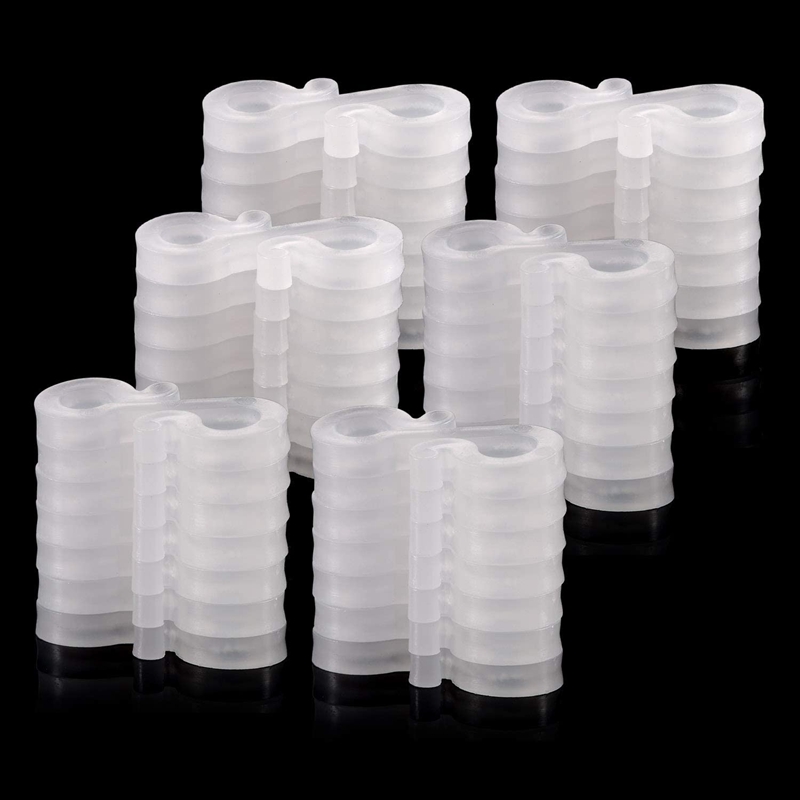 168Pcs Plastic S Clips Outdoors Gutter Hook,Christmas Lights Gutter Clips Christmas Light Clips for Gutters Gutter Hooks