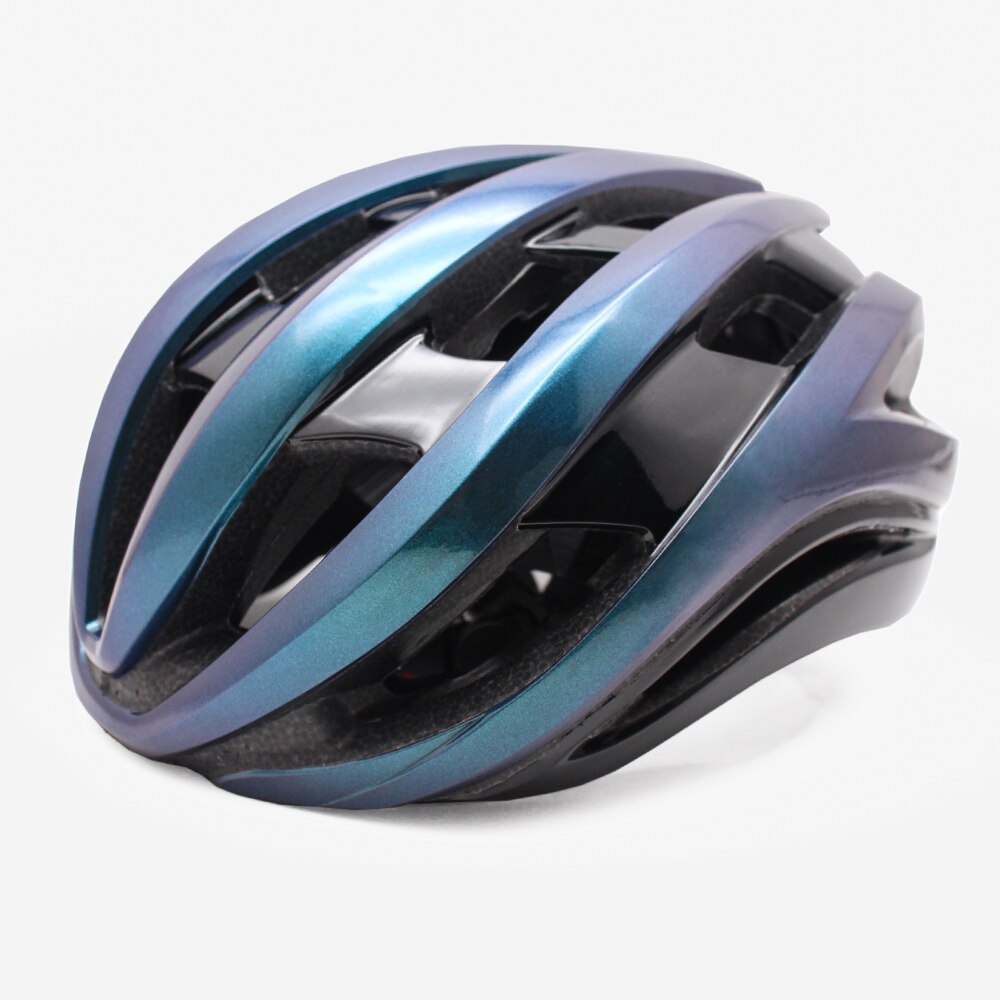 Casco aerodinámico para Ciclismo, aerodinámico, aerodinámico, Casco de Bicicleta de carretera, ultraligero,: Gradient purple