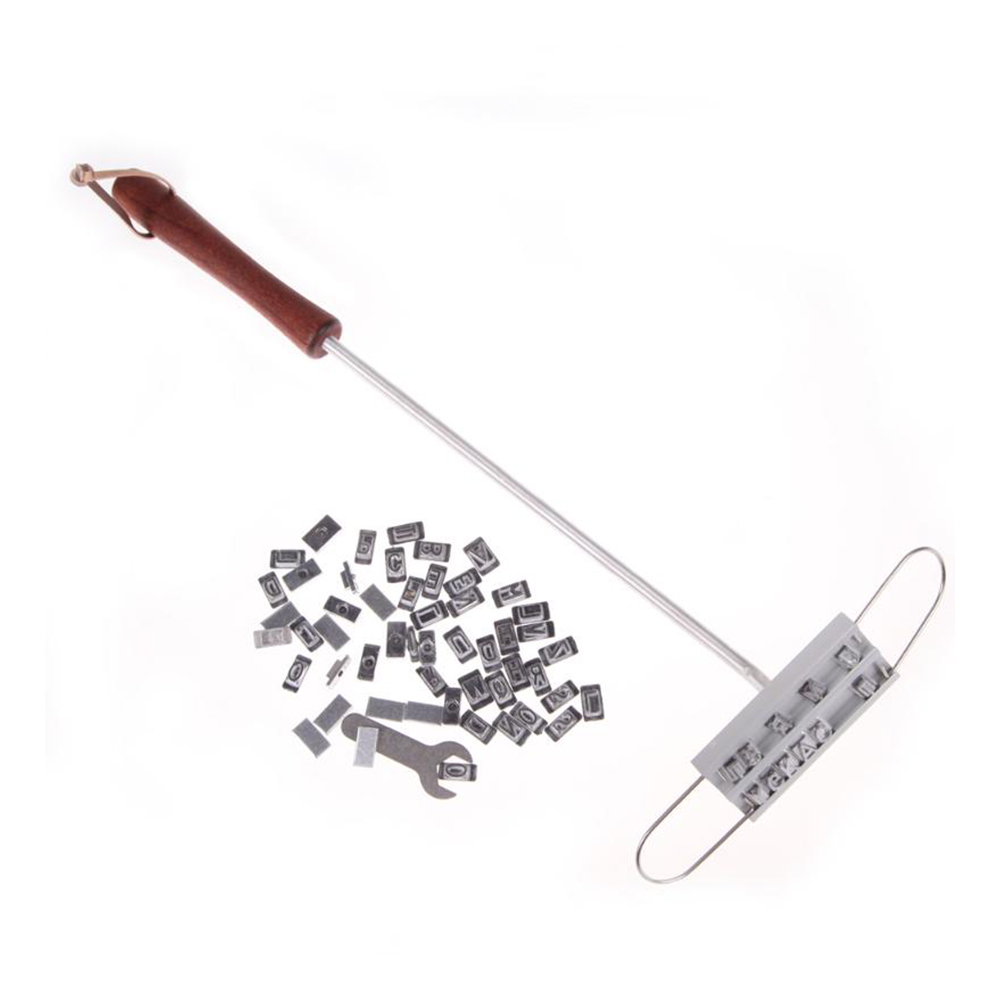 DIY Steak Meat Branding Iron Signature Name Marking Stamp BBQ Changeable Letters BBQ Letter Branding Rod S02: Default Title