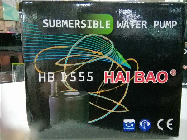 1 piece plastic submersible pumps aquarium fish tank pump aquarium supplies water pump cold fan HAIBAO HB-D333/HB-D555