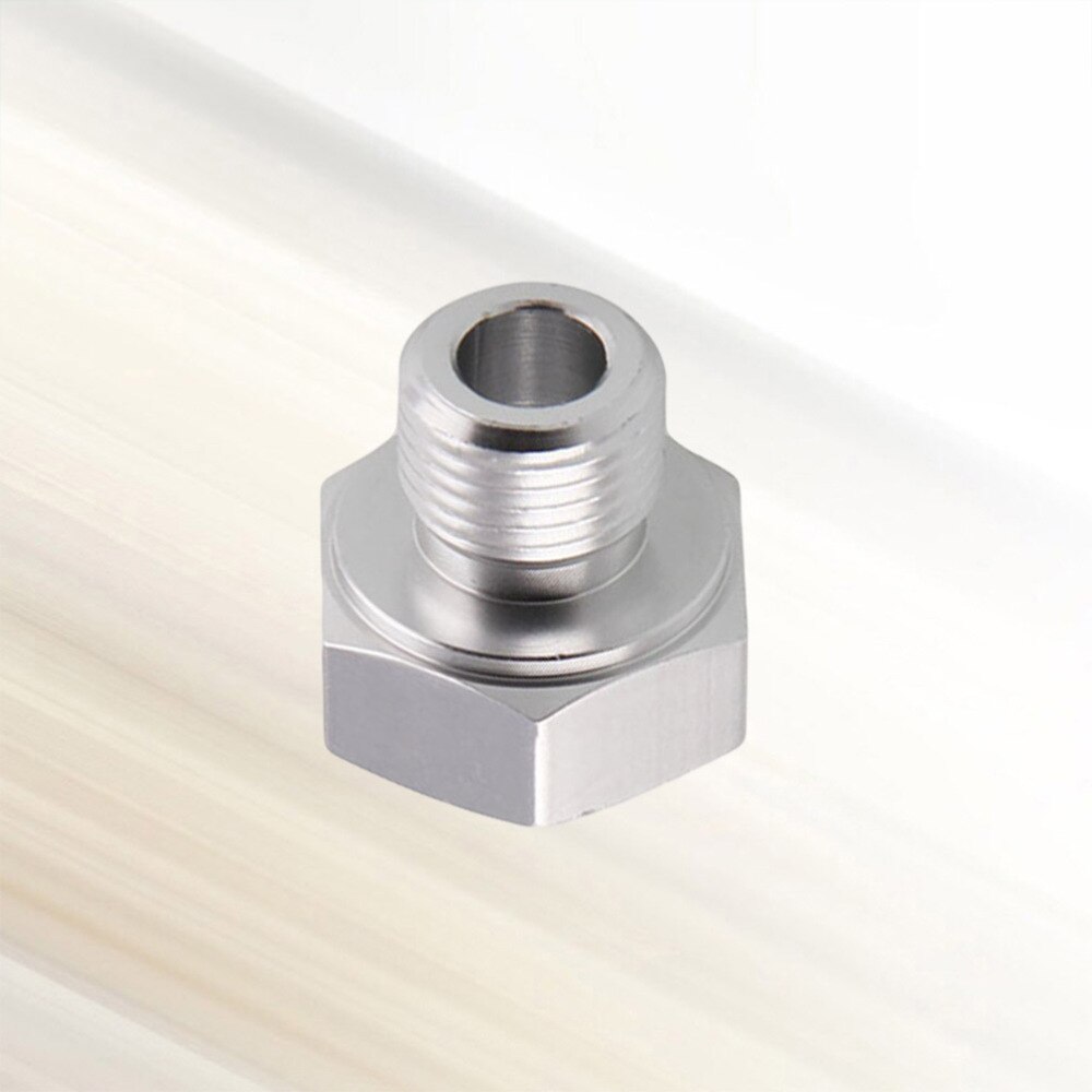 Automotive Oil Pressure Sensor Adapter Switch LS Engine Swap Male M12x1.5 Female 1/8 NPT Oil Pressure Sensor Plug (Silver)