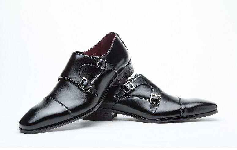 concepteur hommes classique moine sangle chaussures plates robe élégance gentleman chaussures mâle mariage retour soirée marié chaussures de bal