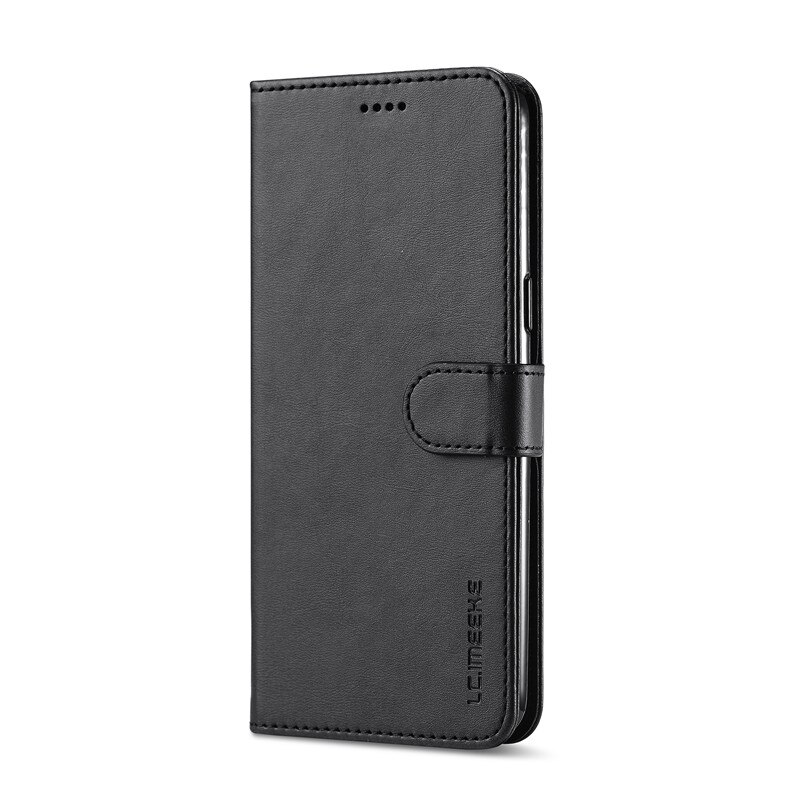 Case Voor Oppo Reno6 5G Case Lederen Portemonnee Luxe Cover Oppo Reno 6 5G Telefoon Case Flip Cover voor Oppo Reno6 Pro Cover Stand Card: OPPO Reno6 Pro 5G / Black