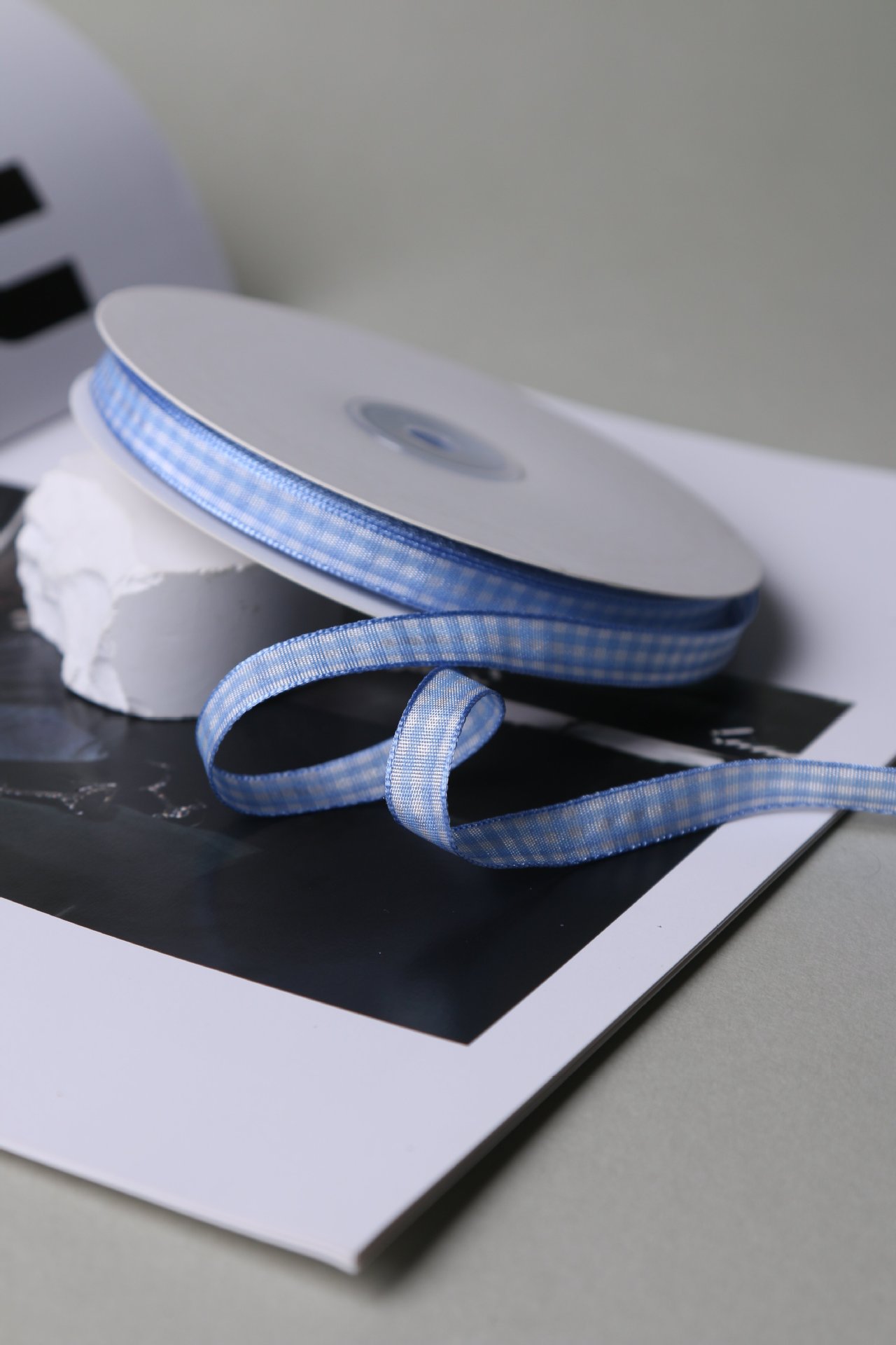 50 Yards 10mm Gingham Ribbons for Wedding Christmas Party Decorations Wrapping DIY Crafts Bow Hair Plaid Ribbon Packaging: Gun Metal