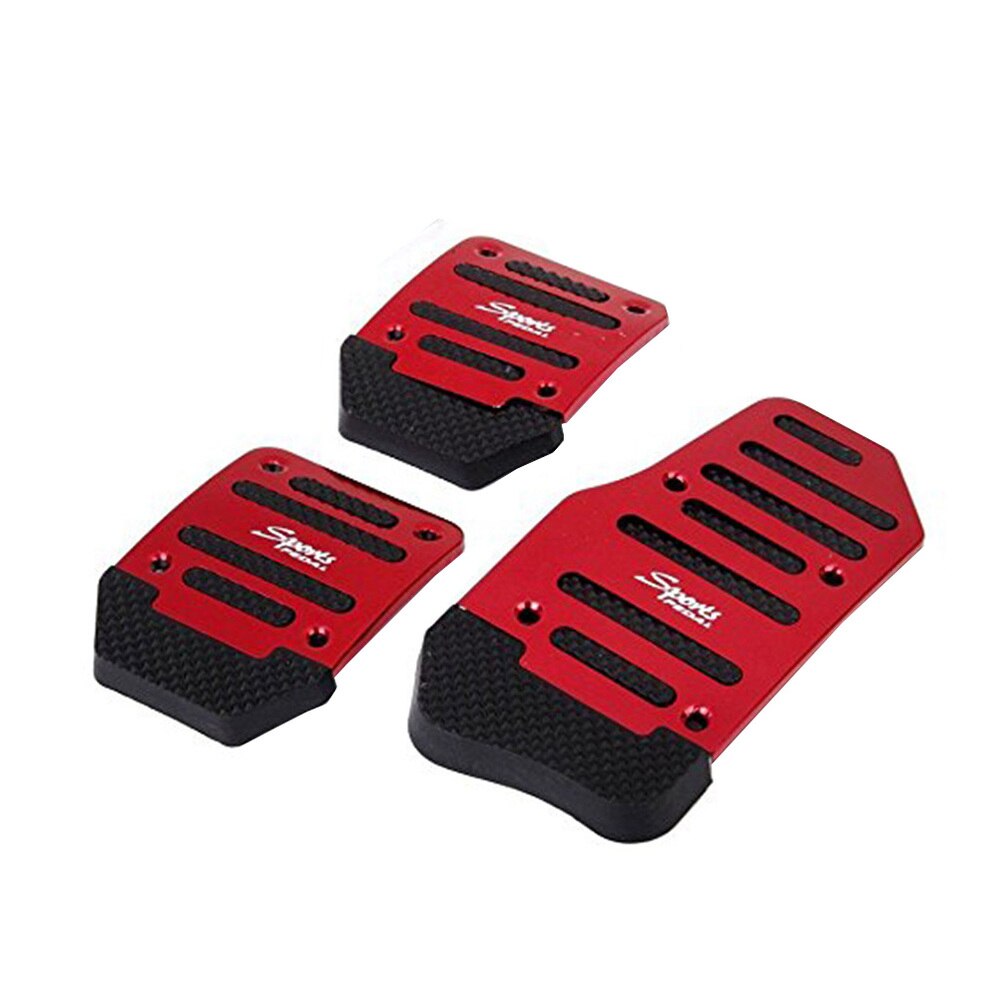 2pcs Brake Treadle Non-slip Foot Treadle Accelerator Brake Pedal Automatic Car Treadle for Vehicle