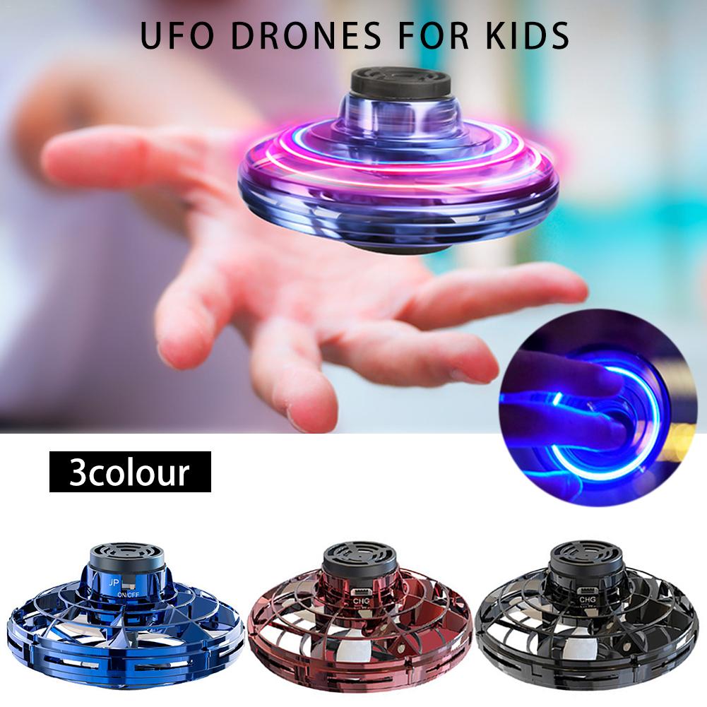 Upgrade Vliegende Speelgoed Gyro Ufo Drones Speelgoed Met Led Licht Volwassen Kinderen Speelgoed Ondersteuning
