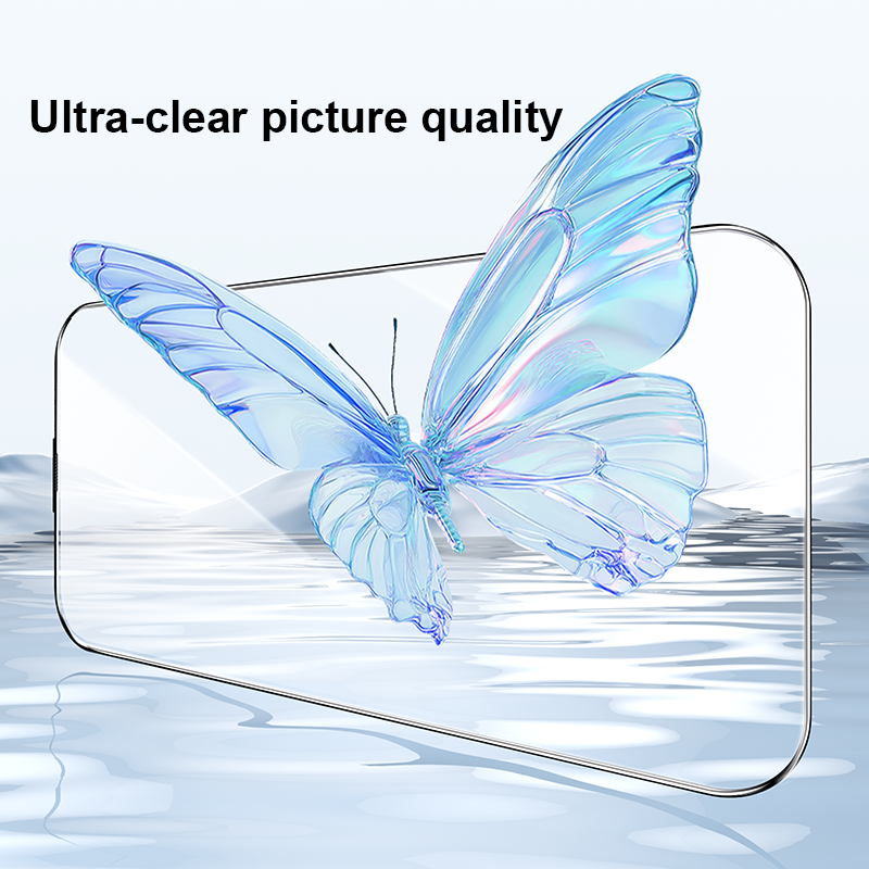 5pcs Screen Protector for iPhone 17PRO MAX 17air 17PRO 17 16 15 14 13 Full coverage Easy installation Tempered Glass