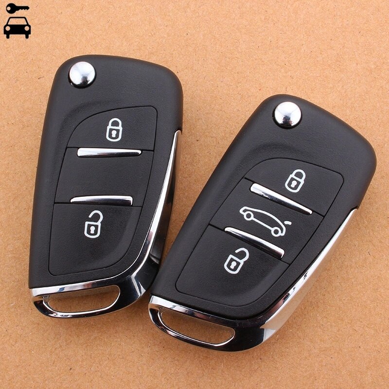 Auto 3 Tasten kippen Fernbedienung Schlüssel Hülse Schlüssel Fall CE0536 für PEUGEOT 207 206 307 308 407 408 508 für CITROEN C1 C2 C3 C4 C5 Picasso