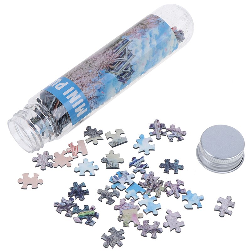 150 stück Rohr Mini Papier Rätsel Spiel Spielzeug Für freundlicher Erwachsene Lernen Bildung Gehirn Teaser Montieren Spielzeug Spiele Puzzle