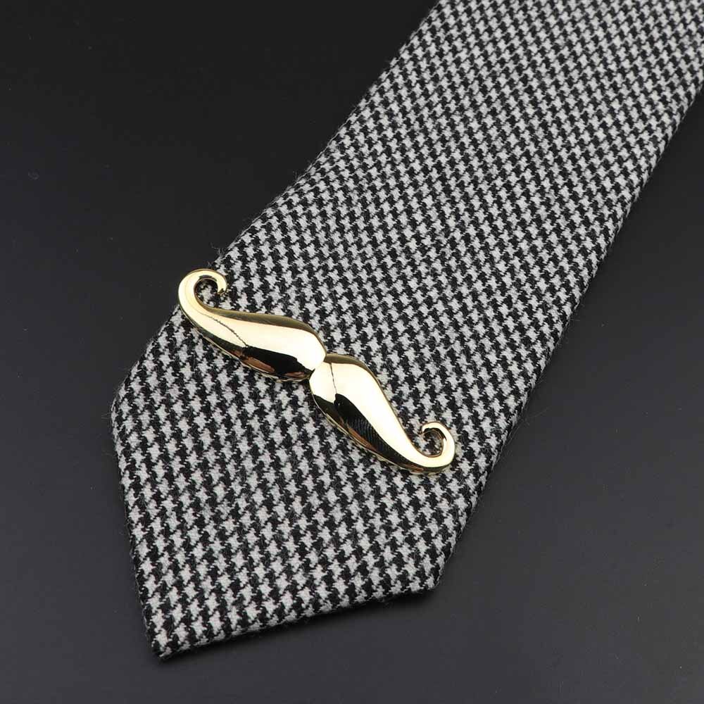 Mand ny slips clip mand bar afslappet cykel blad slips clips #39 rustfrit stål smykker herretøjstilbehør: 14