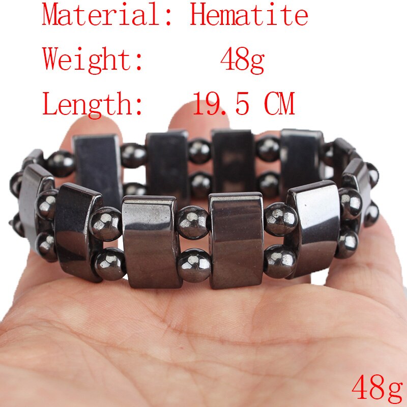 Bracelet en hématite CAMDOE DANLEN Bracelet en équilibre énergétique bijoux de soins de santé pour femmes Bracelets et Bracelet en corde élastique Germanium