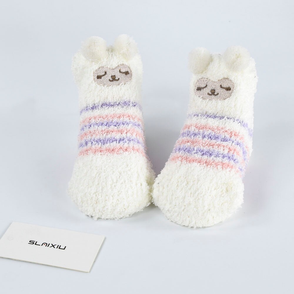 8-Styles Animal Pattern Children Socks for Kids Birthday Holidays Kawaii for Baby Infant Sock Girls Boys Toddler Clothing: Rabbit