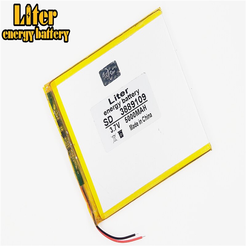 Lithium-Ion Battery - 5000mAh Polymer - 3.7V - Rechargeable - for 7, 8, 9 Inch Tablet PCs