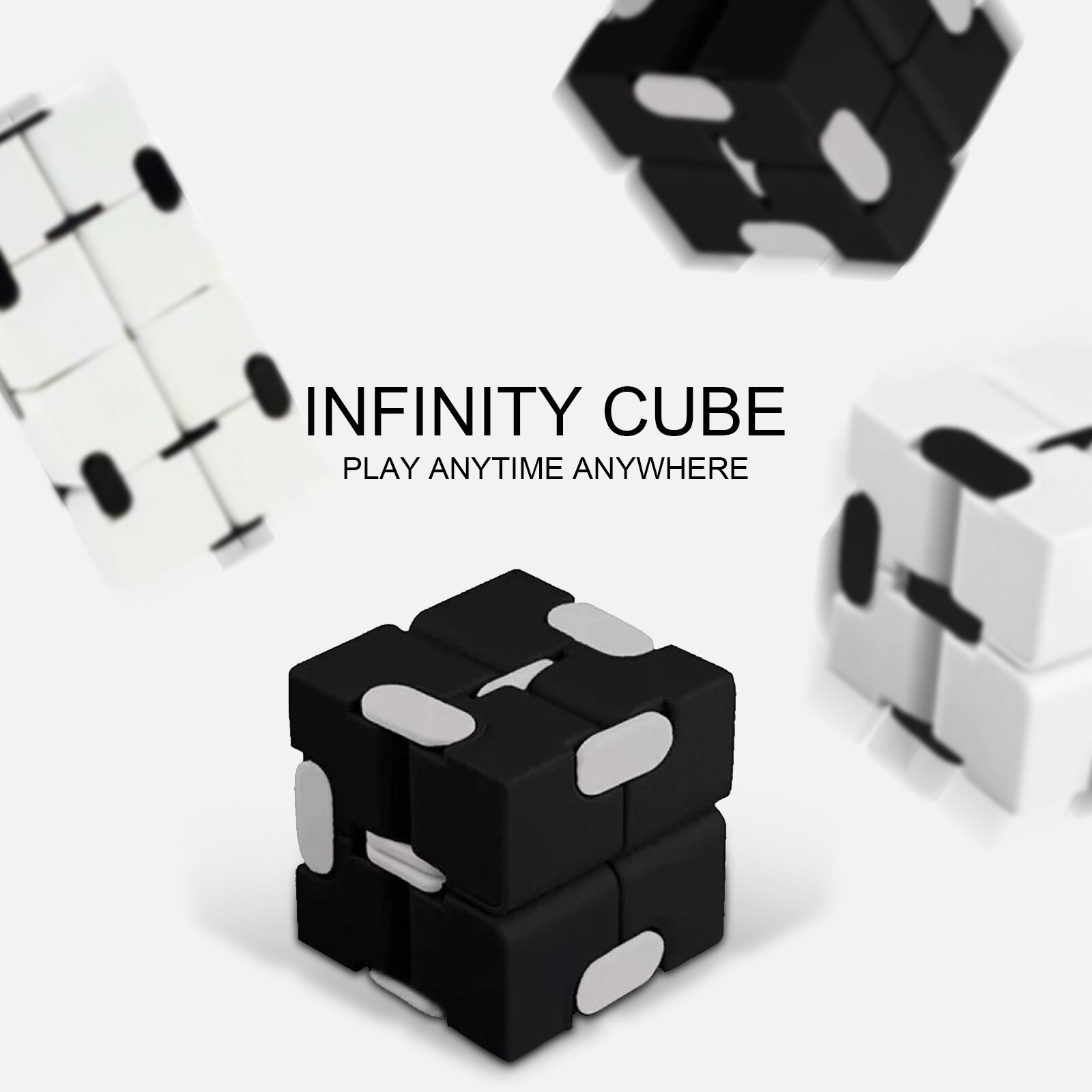 Antistress Speelgoed Kinderen Vingertoppen Decomprimeren Draagbare Lichtgewicht Magic Vierkante Fidget Speelgoed Stress Reliever Puzzel Speelgoed # M