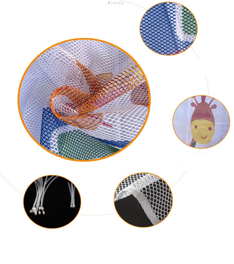 Baby Stair Safety Barrier Home Balcony Safety Protective Net Colorful Child Activity Barrier Safety Fence Thickened Safety Rope