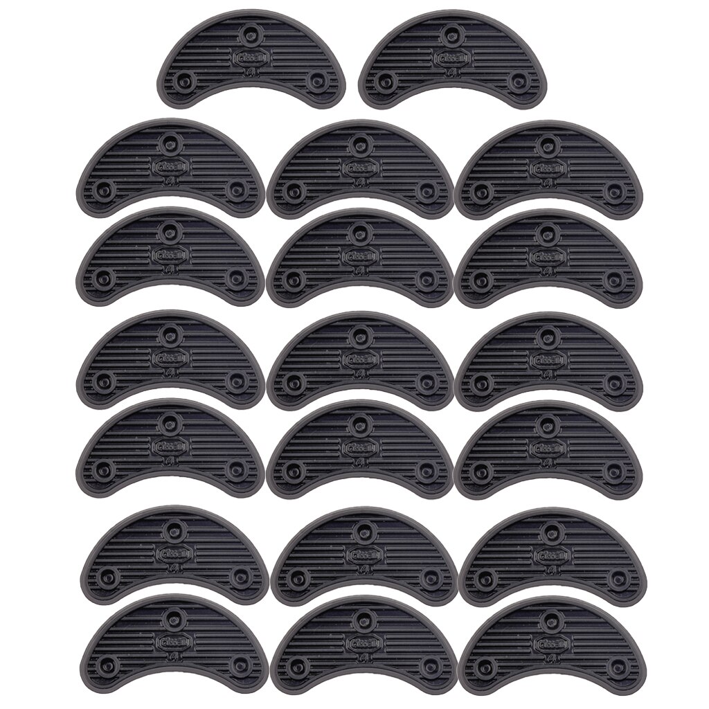 20pcs Rubber HEEL Savers Toe Plates Taps DIY Shoe Repair Supplies Thick 3mm