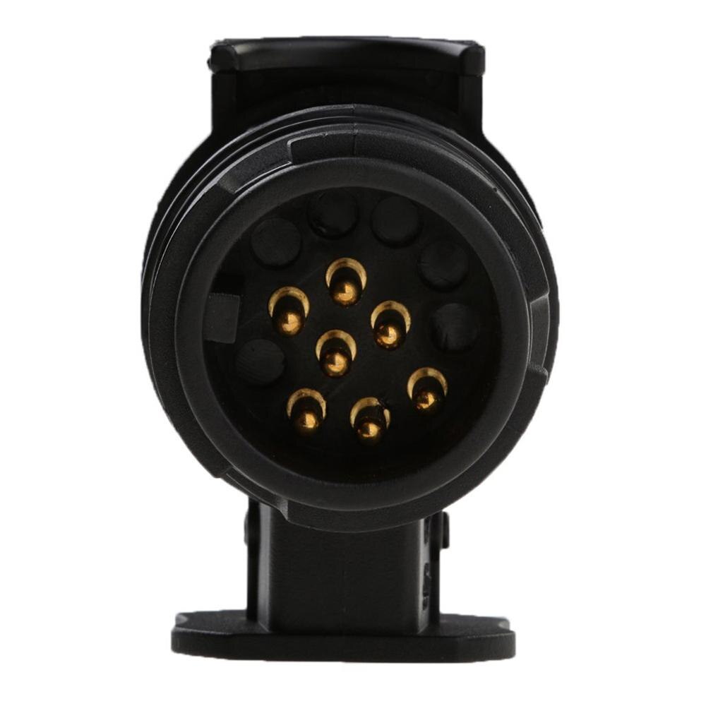 Adaptador de plástico de 7 vías para remolque, Conector de 13 a 7 pines, convertidor eléctrico Adaptador de plástico de 7 vías para remolque, Conector de 13 a 7 pines, convertidor eléctrico