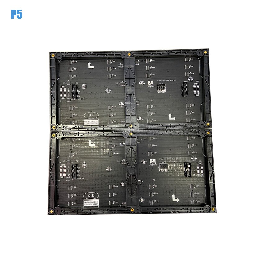 64x32 Pixels Panel 320x160mm Black LED Lamp P5 Indoor SMD2121 Full Color LED Module 1/16 Scan HD LED Panel