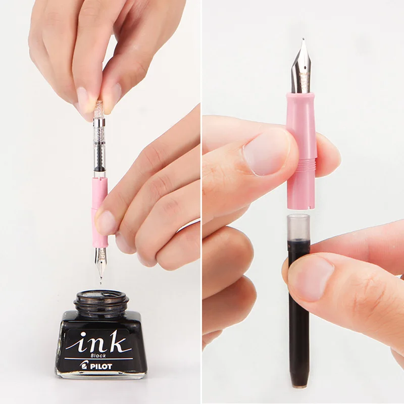 Pluma estilográfica original PILOT 78G+ inspirado en Nibtalian de oro iridio mejorado - Escritura suave para estudiantes profesionales