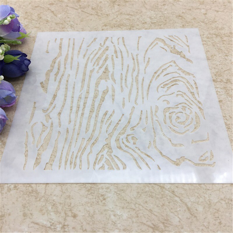 1 ark træ mønster lagdeling stenciler til diy scrapbooking / fotoalbum dekorative prægning diy papir kort håndværk