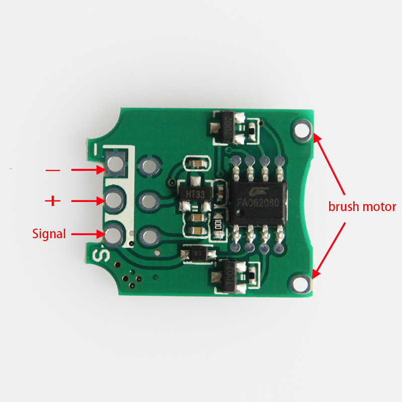 micro 3A RC ESC DIY 5V DC Brushed Motor Speed Controller Motor reducer micro motor drive module two wire brush controller ESC