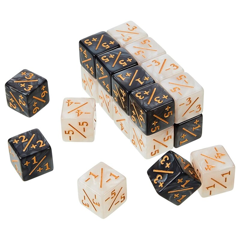 Compteur de dés D6 de 16mm, ELOS-48 pièces, pour jeux de cartes MTG, cg