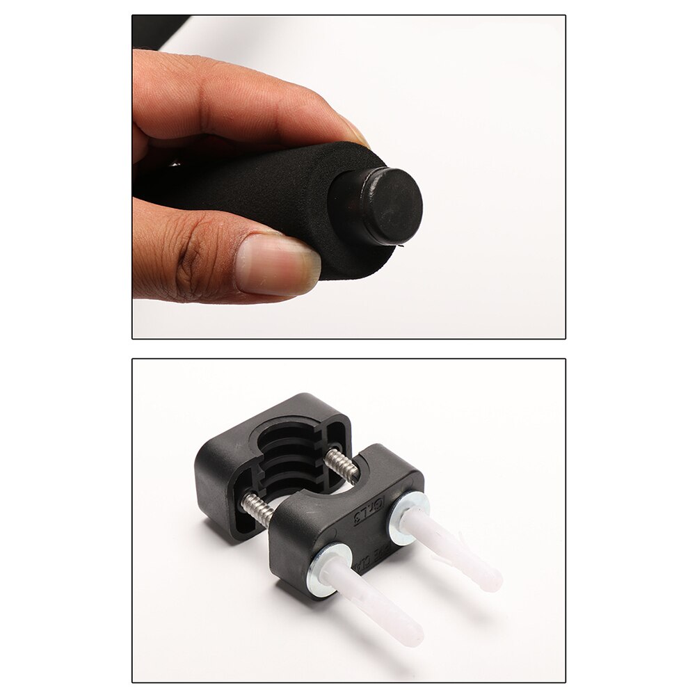 2 Stuks Kajak Rack Muurbeugel Houder Hanger Supporter Carrier Opslag Muur Beugel Kano Peddel Surfplank Accessoire (Zwart)